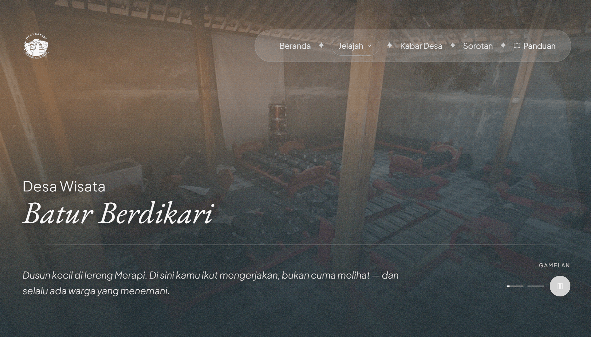 Website Desa Wisata Batur Berdikari